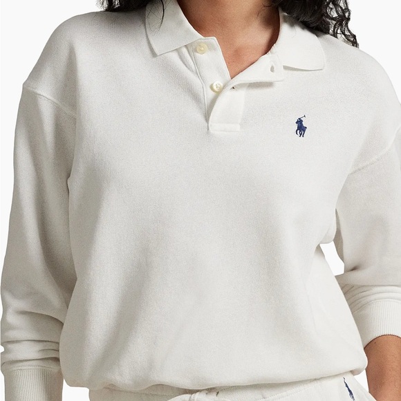 Polo by Ralph Lauren Women's Cream Button Down Shirt